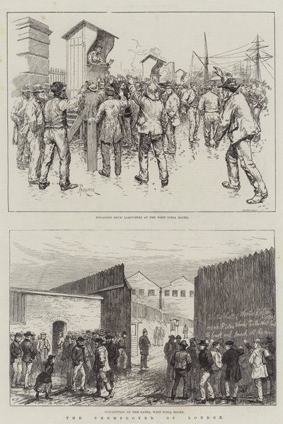 Los desempleados de Londres de Amedee Forestier